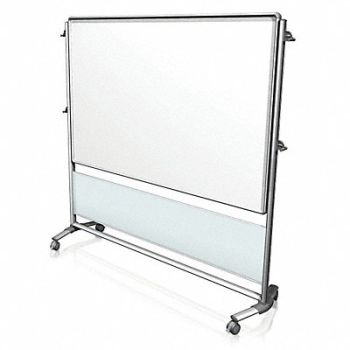 GHENT DryErase Brd Magnetic Porcelain 76-3/8 W, 48GD52