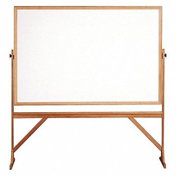 GHENT Dry Erase Brd Reversible Melamine 48 W, 48GD95