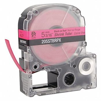 EPSON Heat Shrink Tube Black on Red 0.187inW, 48GE86