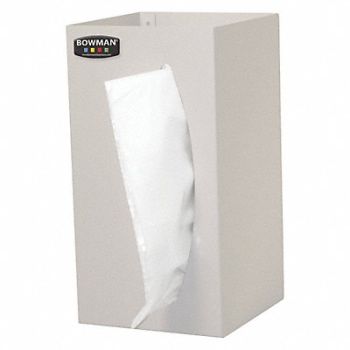 BOWMAN DISPENSERS Bag Dispenser Wall Mount 6-13/32 12, 48GG41