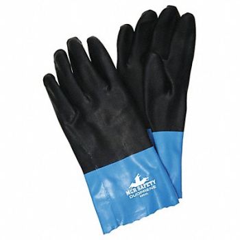 MCR SAFETY J4421 Chemical Gloves XL 12 L Gauntlet PR, 48GG86