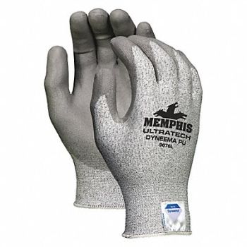 MCR SAFETY Cut Resist Gloves Gray L, 48GK74