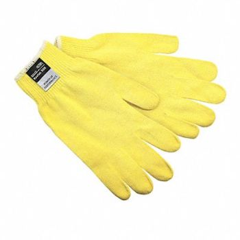MCR SAFETY Cut Resistant Gloves A2 L Yellow PK12, 48GL13