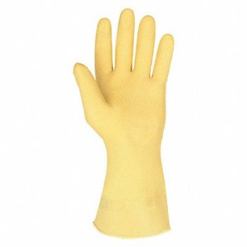 MCR SAFETY J4441 Chemical Gloves L 12 in L Amber PR, 48GL83