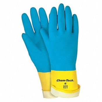 MCR SAFETY J4445 Chemical Gloves XL 12in. L Straight PK12, 48GL99