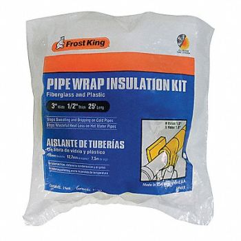 FROST KING Pipe Wrap 1/2 in T 3 in W x 25 ft., 48H488