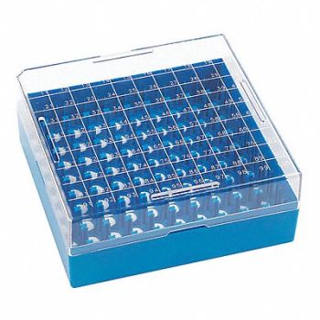 WHEATON Freezer Box Blue PK10, 48H509