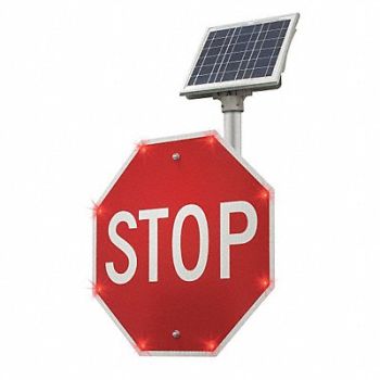 TAPCO LED Stop Sign Stop Aluminum 48 x 48, 48HP20