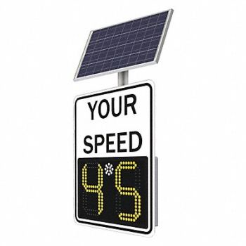 TAPCO LED Radar Speed Sign Aluminum 29 x 23, 48HP44