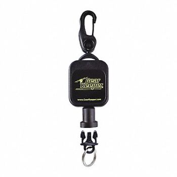 GEARKEEPER Key Retractor Caribener Hook 36inL, 48HR99