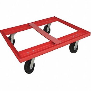 GRAINGER APPROVED Pallet Dolly 48x48 Cap 3600 lb Steel, 48J084