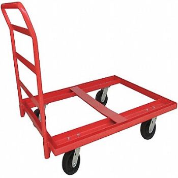 GRAINGER APPROVED Pallet Dolly 48x48 Cap 3600 lb w/Handle, 48J087