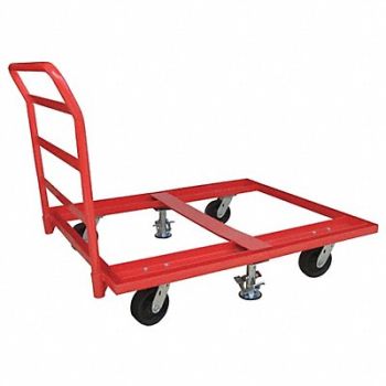 GRAINGER APPROVED Pallet Dolly 48x48 Floor Lock Handle, 48J093