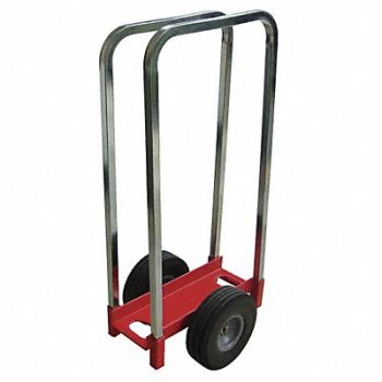 GRAINGER APPROVED Panel Dolly Cap 350 lb 21-1/4 W Steel, 48J126