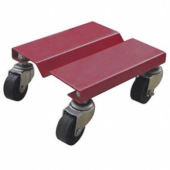 GRAINGER APPROVED Cabinet Dolly Cap 500 lb 8x8 PK4, 48J130