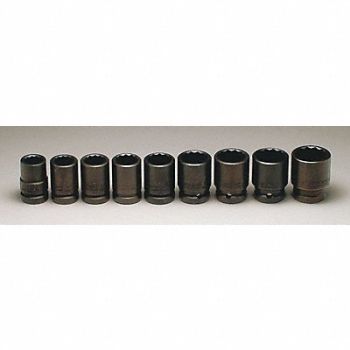 WRIGHT Impct Skt St Steel Blk Oxd 3/4- 1 1/4 in, 48J304
