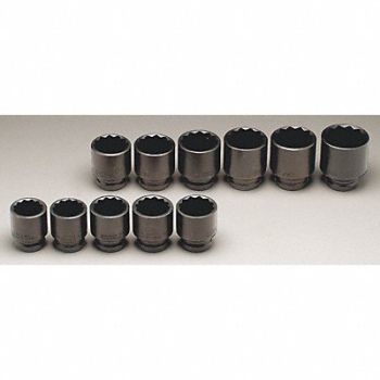 WRIGHT Impct Skt St Steel Blk Oxd 1 5/16- 2 in, 48J305
