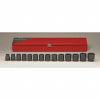 WRIGHT Impct Skt St Steel Blk Oxd 3/4- 1 5/8 in, 48J307