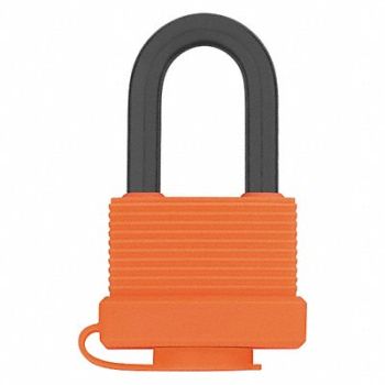 GRAINGER APPROVED Keyed Padlock 7/8 in Rectangle Silver, 48JR03