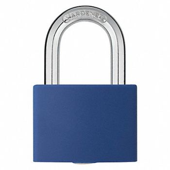 GRAINGER APPROVED J5190 Lockout Padlock KA Blue 2 H PK6, 48JR61