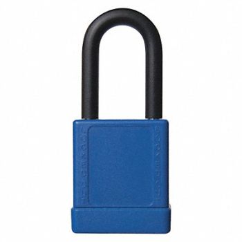 GRAINGER APPROVED J5172 Lockout Padlock KD Blue 2 H, 48JT69