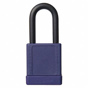 GRAINGER APPROVED Lockout Padlock KA Purple 2 H PK6, 48JT66