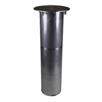 CALPIPE SECURITY BOLLARDS Bollard Embedment Sleeve Slide On 55 lb., 48JU34