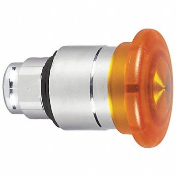 SCHNEIDER ELECTRIC Illum Push Button Operator 22mm Orange, 48K655