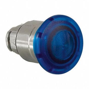 SCHNEIDER ELECTRIC Illum Push Button Operator 22mm Blue, 48K681