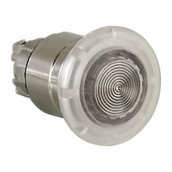 SCHNEIDER ELECTRIC Illum Push Button Operator 22mm Clear, 48K682