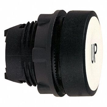 SCHNEIDER ELECTRIC Non-Illum Push Button Operator Blck/Whte, 48K782