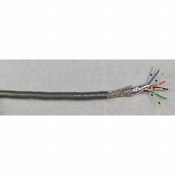 BELDEN Data Cable 8 Wire Silver 1000ft, 48KR18