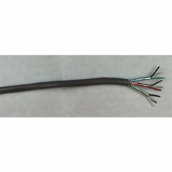 BELDEN Data Cable 6 Wire Silver 1000ft, 48KR39