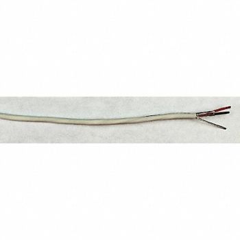 BELDEN Data Cable Plenum 2 Wire Natural 1000ft, 48KR53