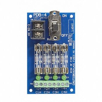 SECURITRON Power Distribution Board 4 Output Fused, 48KT19