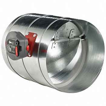HONEYWELL HOME Bypass Damper Gr/Rd/Steel 8 in Dia., 48KT70