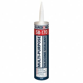 SUREBOND Silicone Sealant Clear SB-170, 48LR97