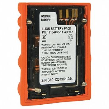 INDUSTRIAL SCIENTIFIC Replacement Battery Pack Li-Ion 3.7VDC, 48LT21
