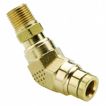PARKER Female Elbow 45 3/8 in Tube Size, 48LY43