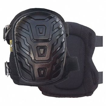 IMPACTO Knee Pads Black Plastic Non-Marring PR, 48LY71