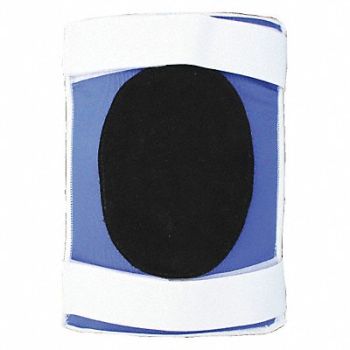 IMPACTO Knee Pads Black/Blue/White Suede Leather, 48LY75
