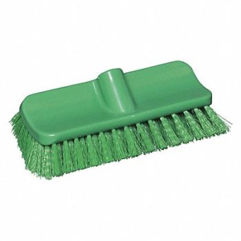 TOUGH GUY J4750 Wall Brush 10 3/8 in L Green, 48LY88