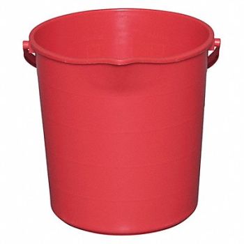 TOUGH GUY J4755 Bucket 3 gal Red, 48LY97