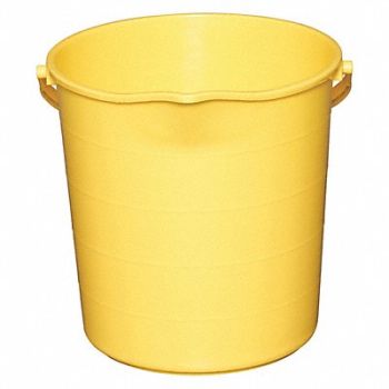 TOUGH GUY J4755 Bucket 3 gal Yellow, 48LZ06