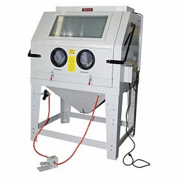 ALLSOURCE Abrasive Blast Cabinet 70inHx47inWx46inD, 48ME53