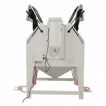 ALLSOURCE Dual Station Abrasive Blast Cabinet, 48ME54