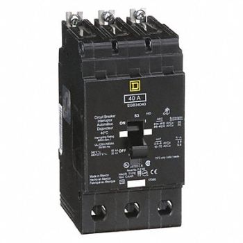 SQUARE D Miniature Circuit Breaker 480Y/277V 40A, 48N019