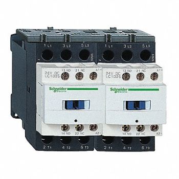 SCHNEIDER ELECTRIC Reversing Contactor 110V Coil 25A Iec, 48N642