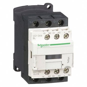 SCHNEIDER ELECTRIC IEC Magnetic Contactor 24V Coil 9A, 48N936