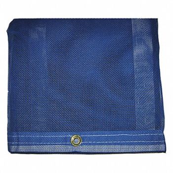 MAURITZON Mesh Tarp Blue 20 x 30 ft Cut Size, 48NV03